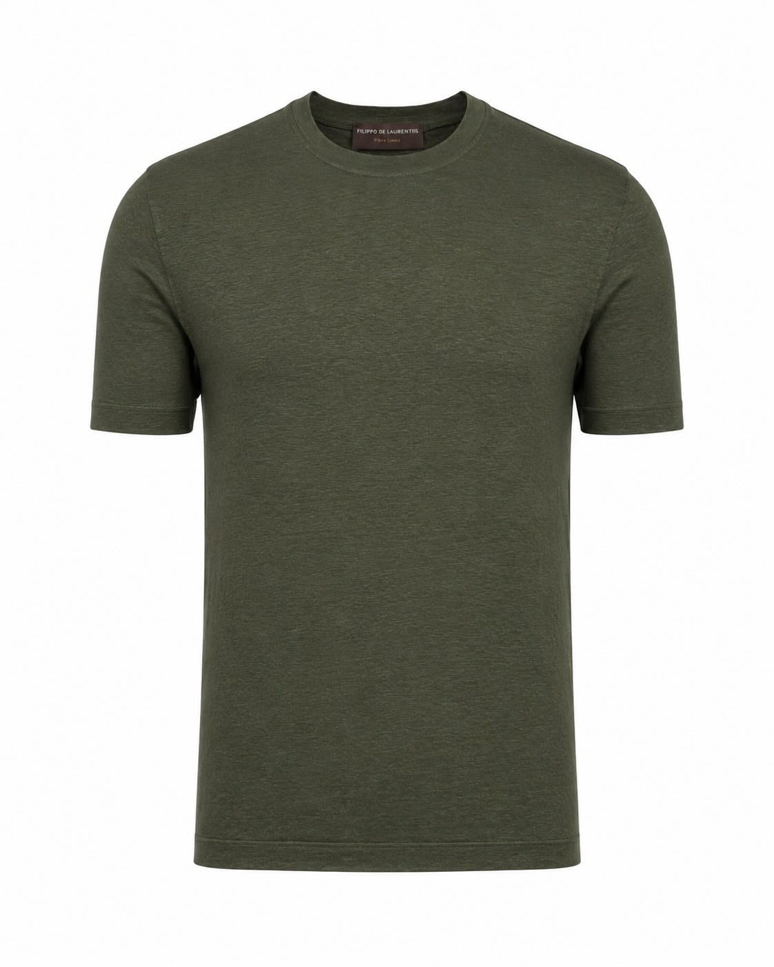 Linen Slim Fit Stretch T-Shirt