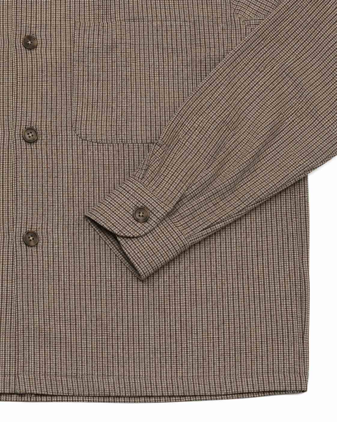 Overshirt aus Wolle und Kaschmir