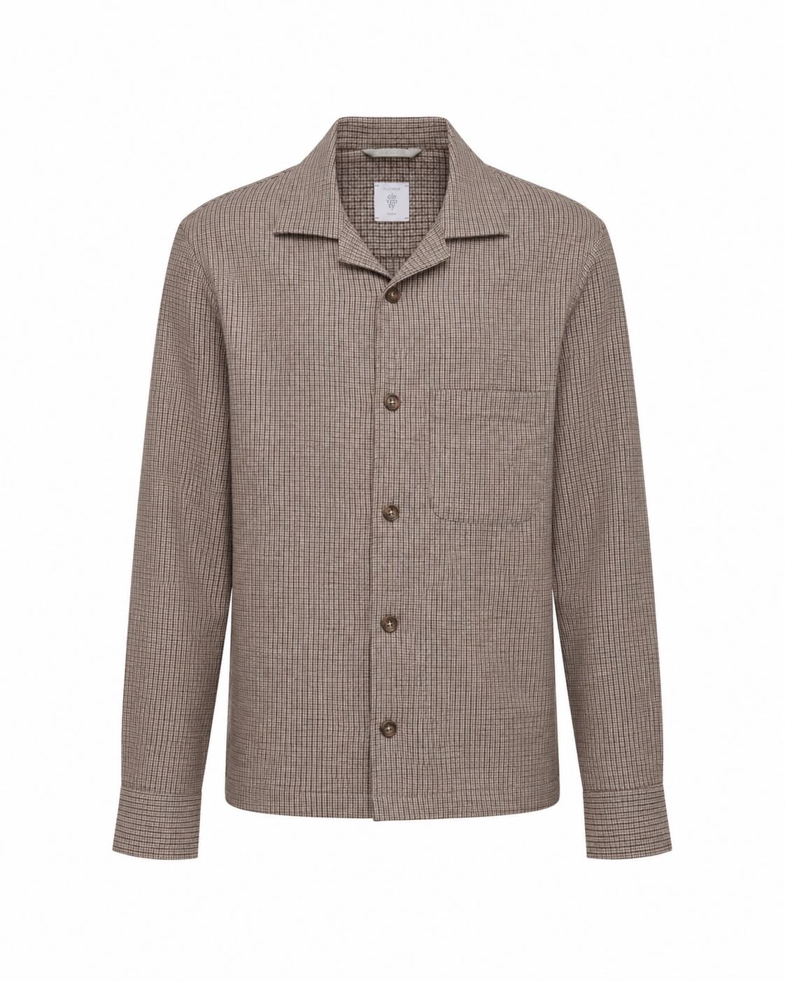 Overshirt aus Wolle und Kaschmir