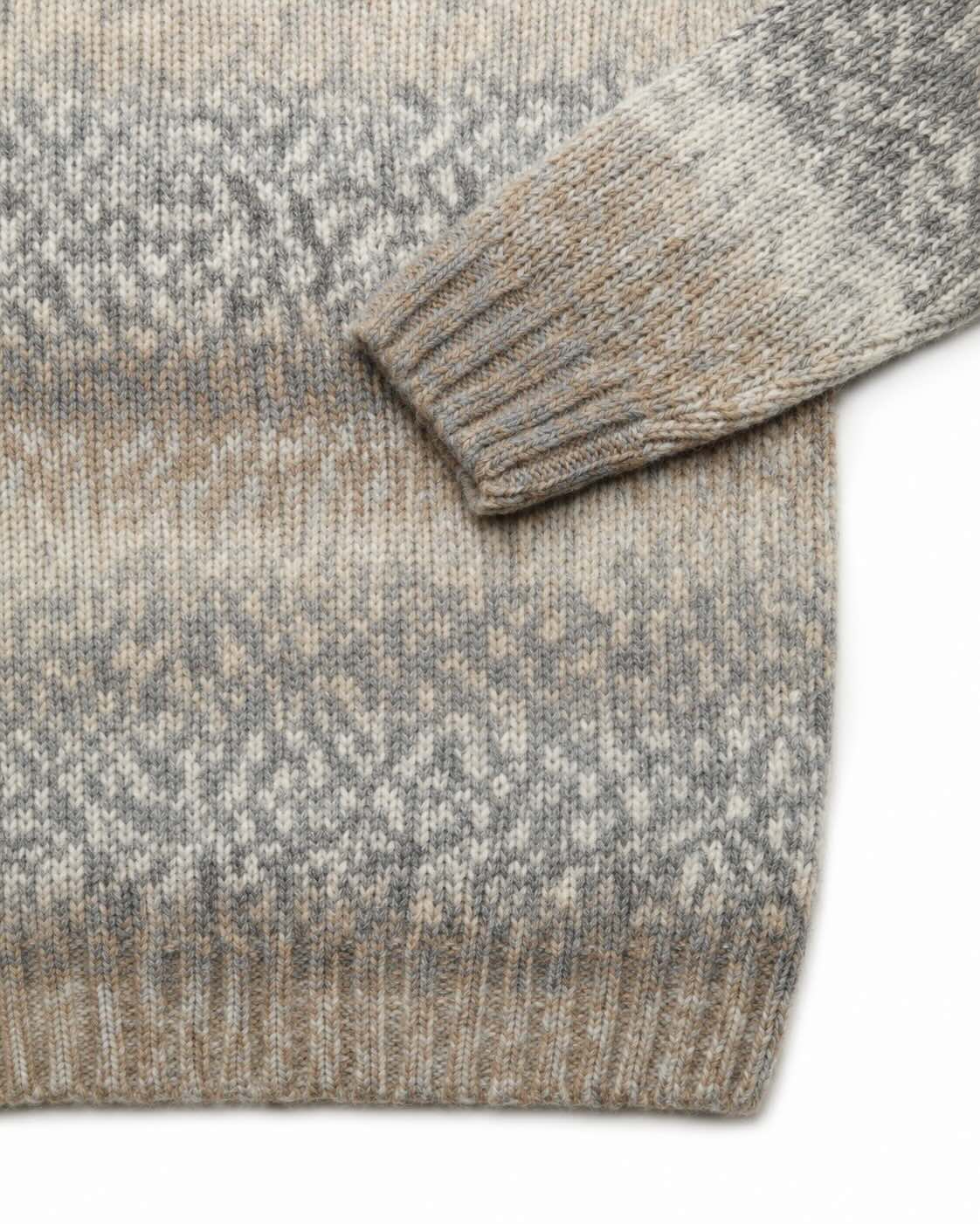 Rollkragenpullover aus Wolle und Alpaka