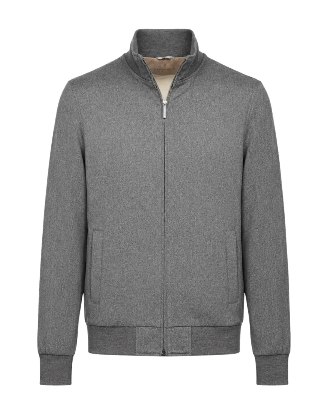 Blouson aus Schurwolle in Grau