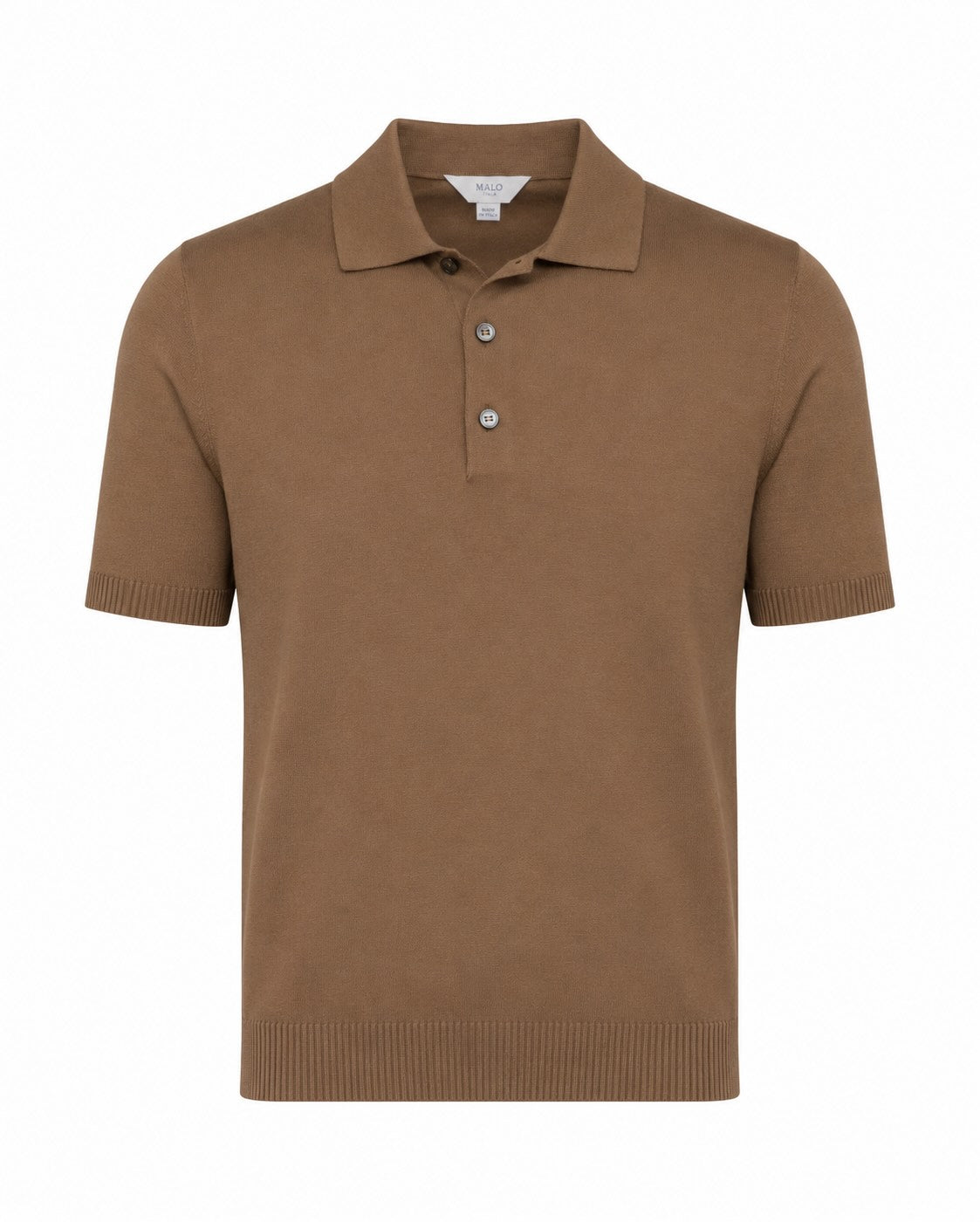 Strickpolo Baumwolle Slim Fit
