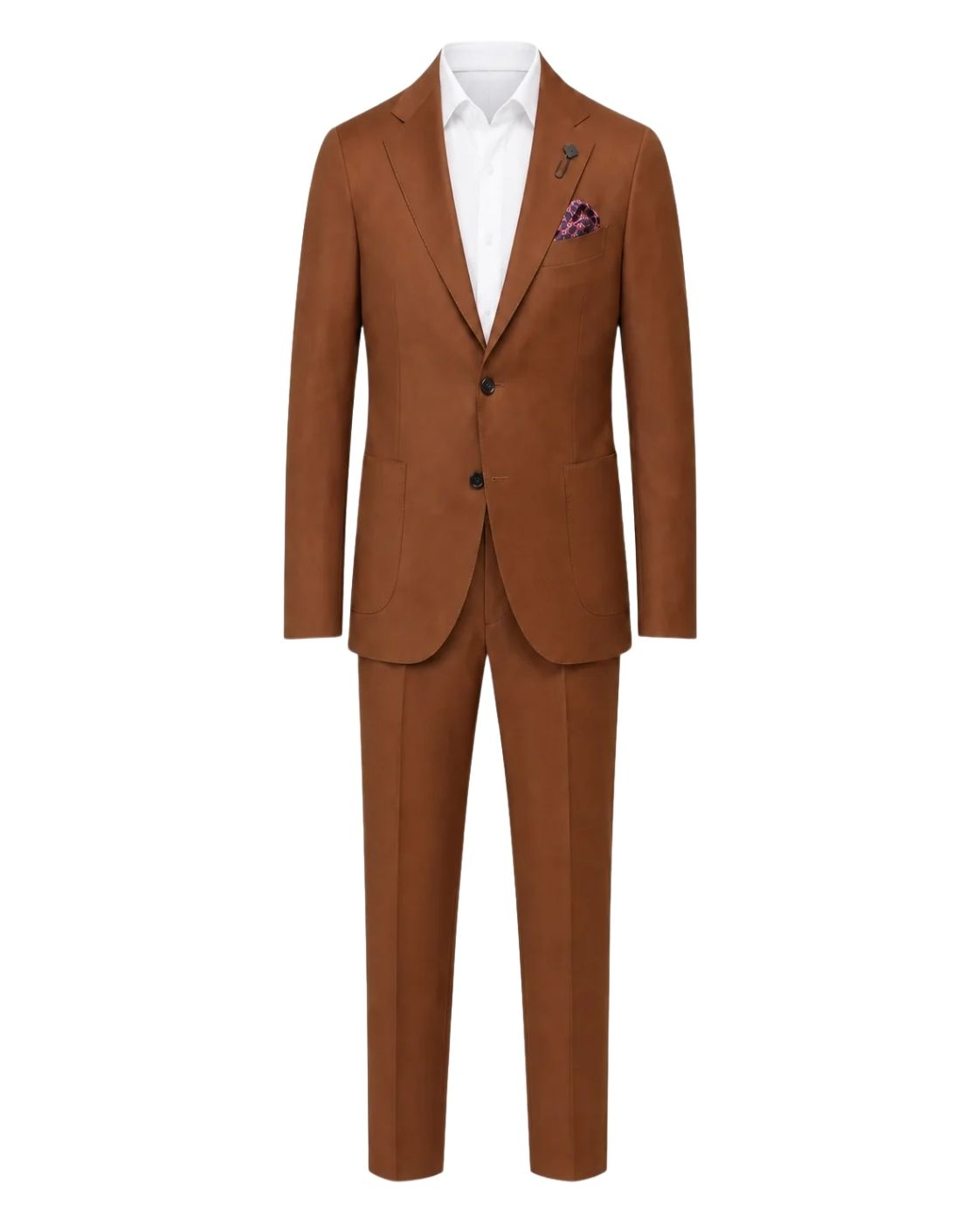 Wollanzug Relaxed Slim Fit ungefüttert