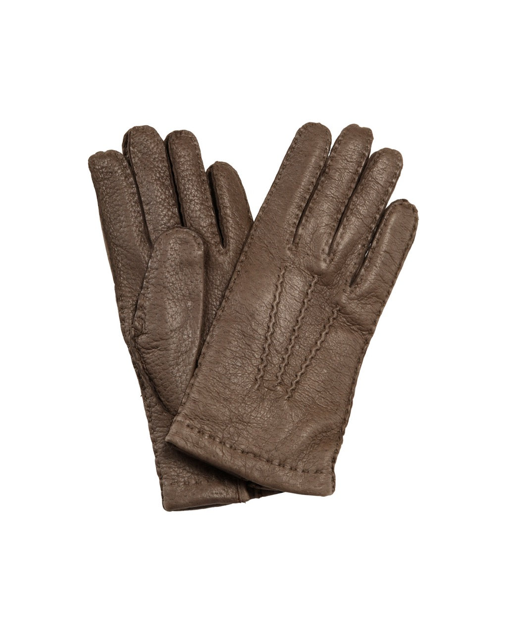 Peccary leather gloves with cashmere lining