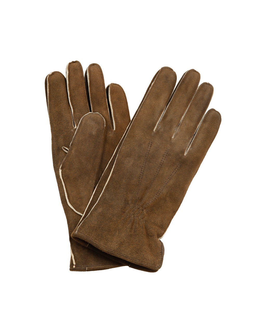 Lederhandschuhe aus Ziegenleder in Braun