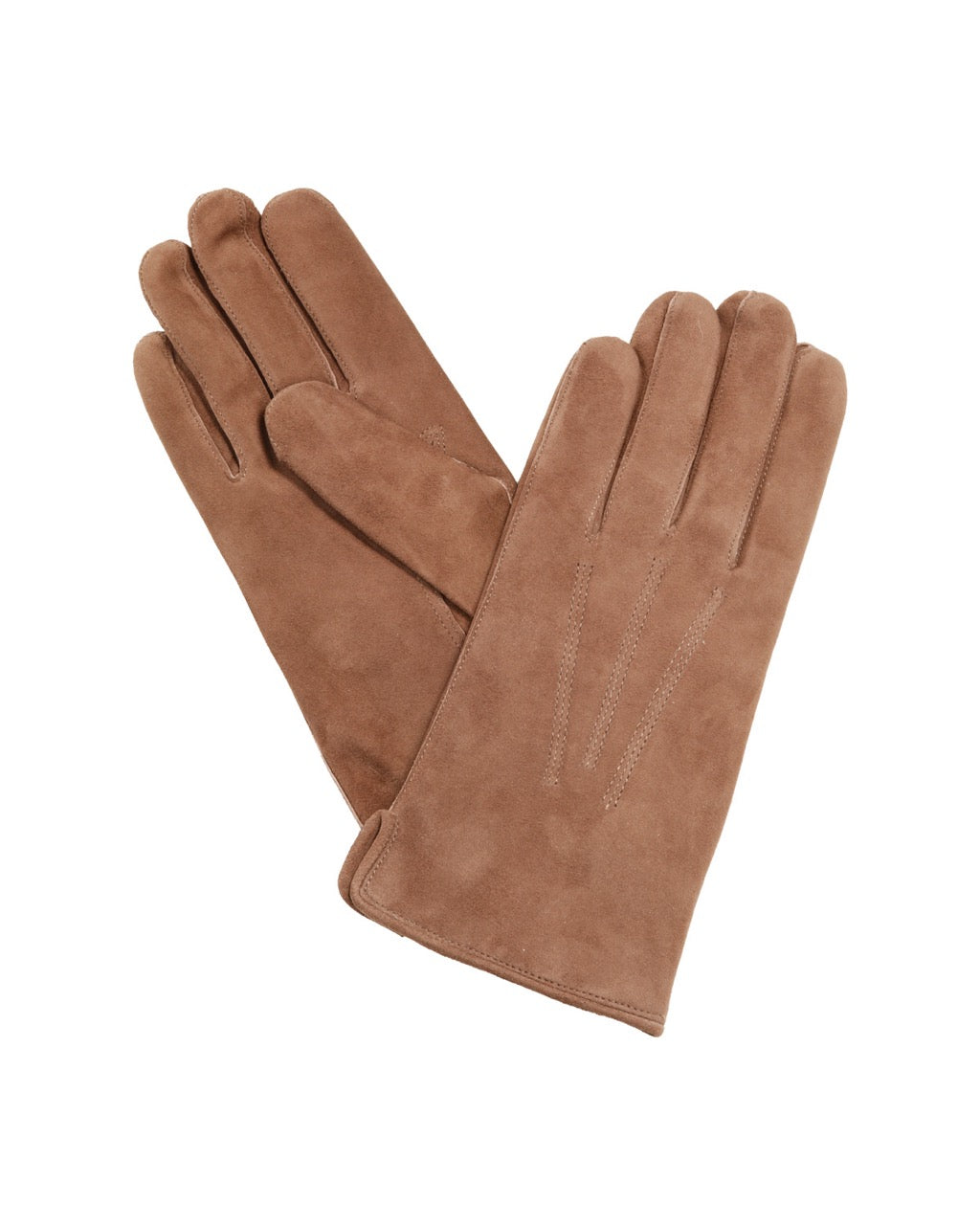 Calfskin leather gloves with cashmere lining