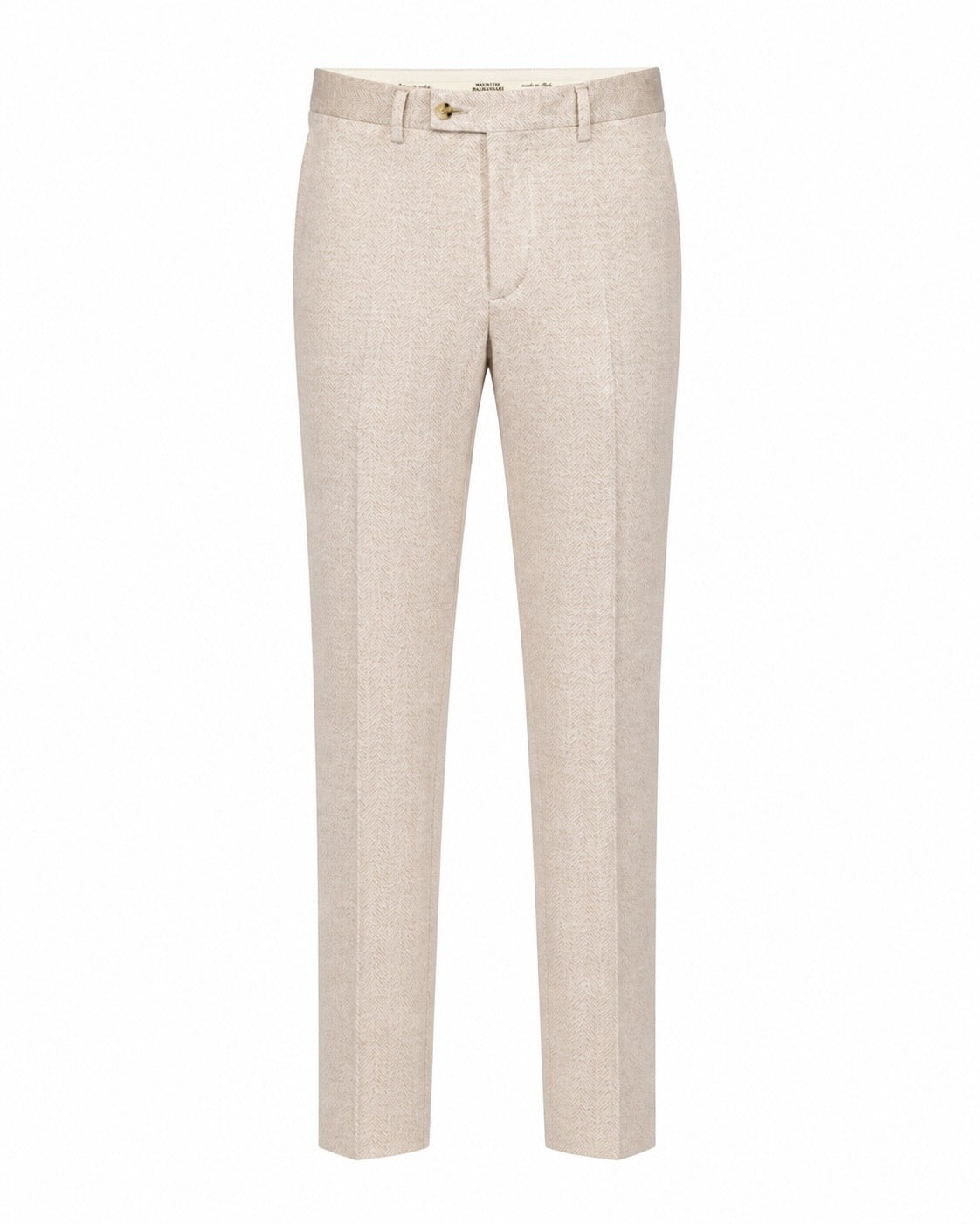 Leinen Seide Baumwolle Hose Slim Fit