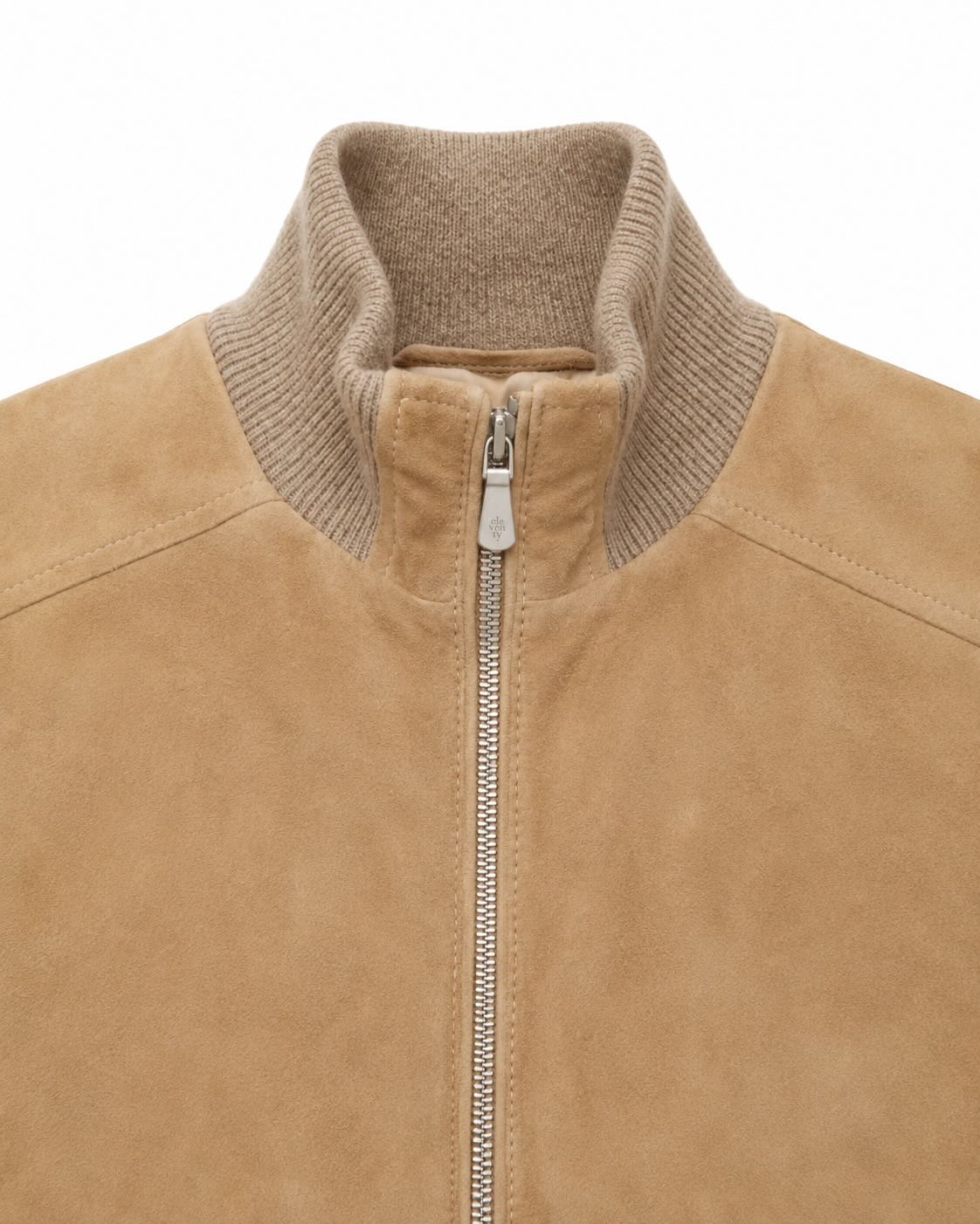 Veloursleder-Blouson aus Ziegenleder