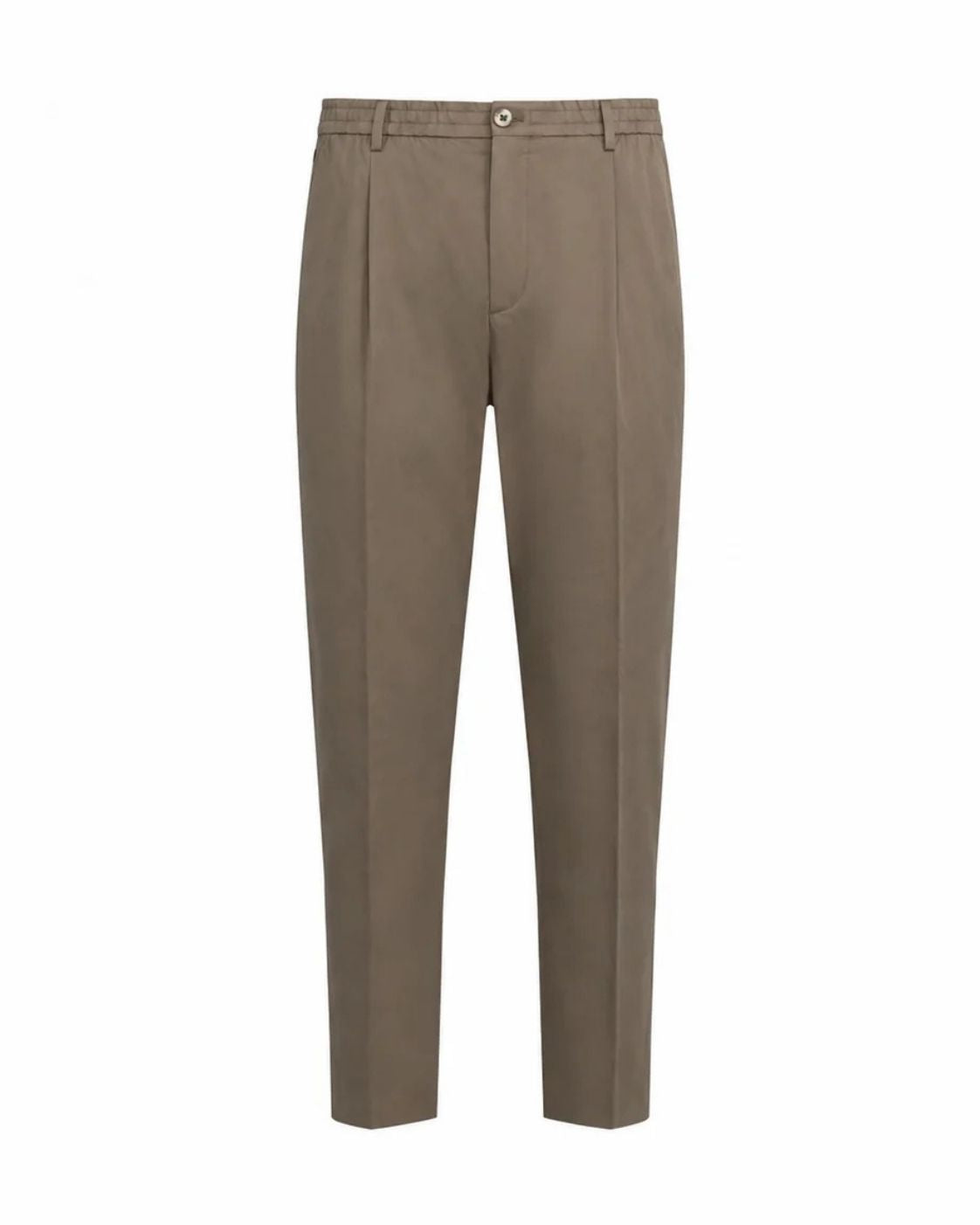 Baumwollmix Hose Bundfalte Slim Fit