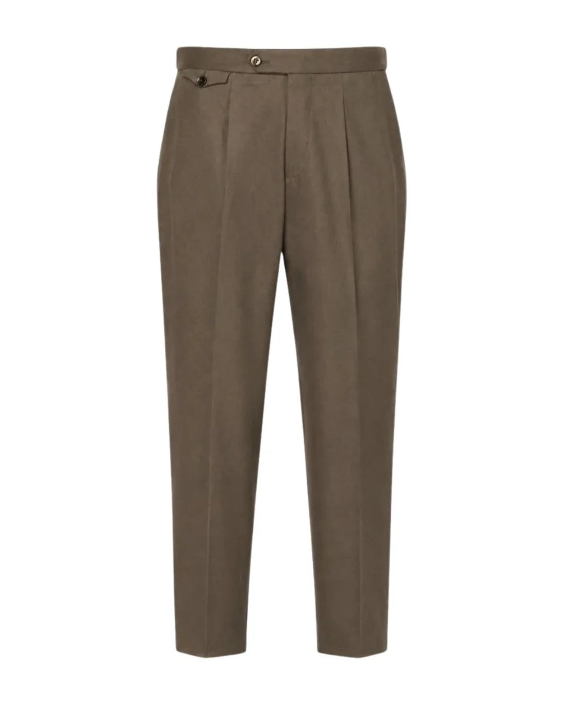 Bundfaltenhose aus Schurwolle im REBEL UNION FIT