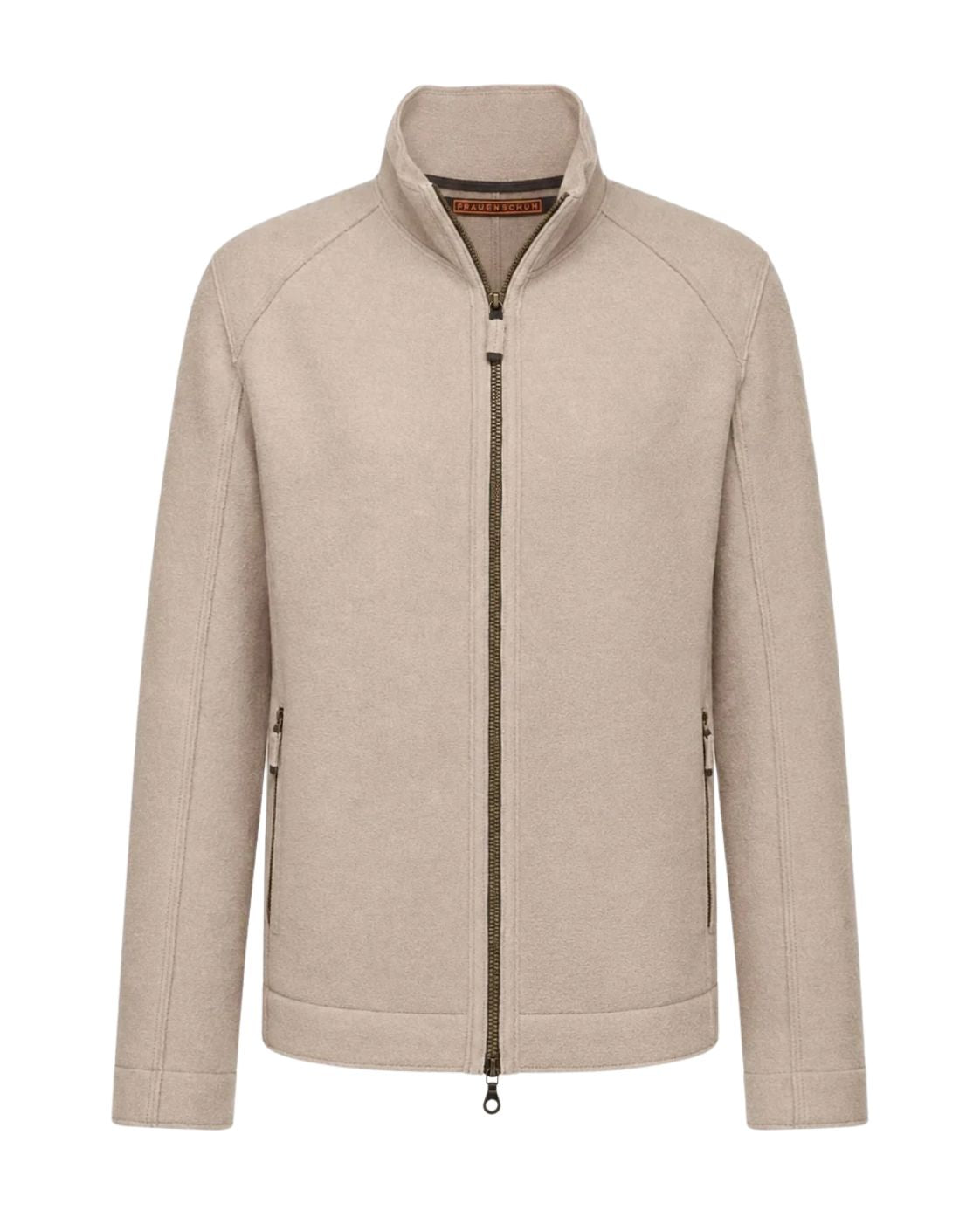 Blouson aus Merinowolle in Beige