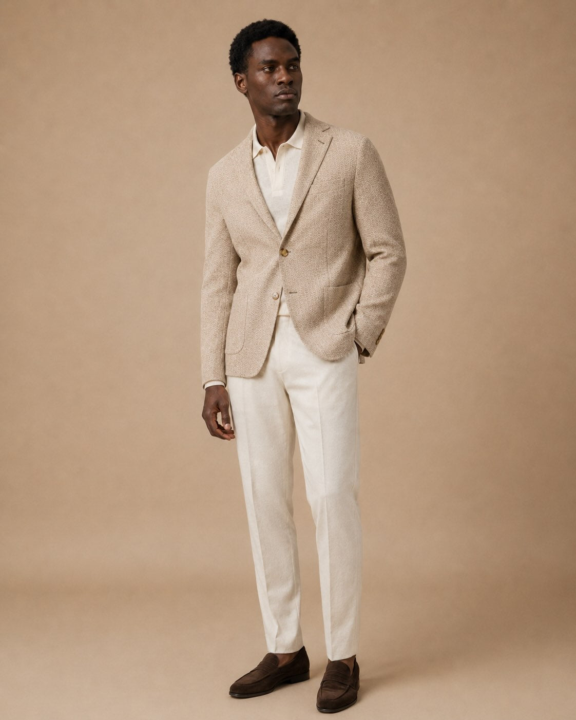Leinen Blazer Slim Fit Sommer