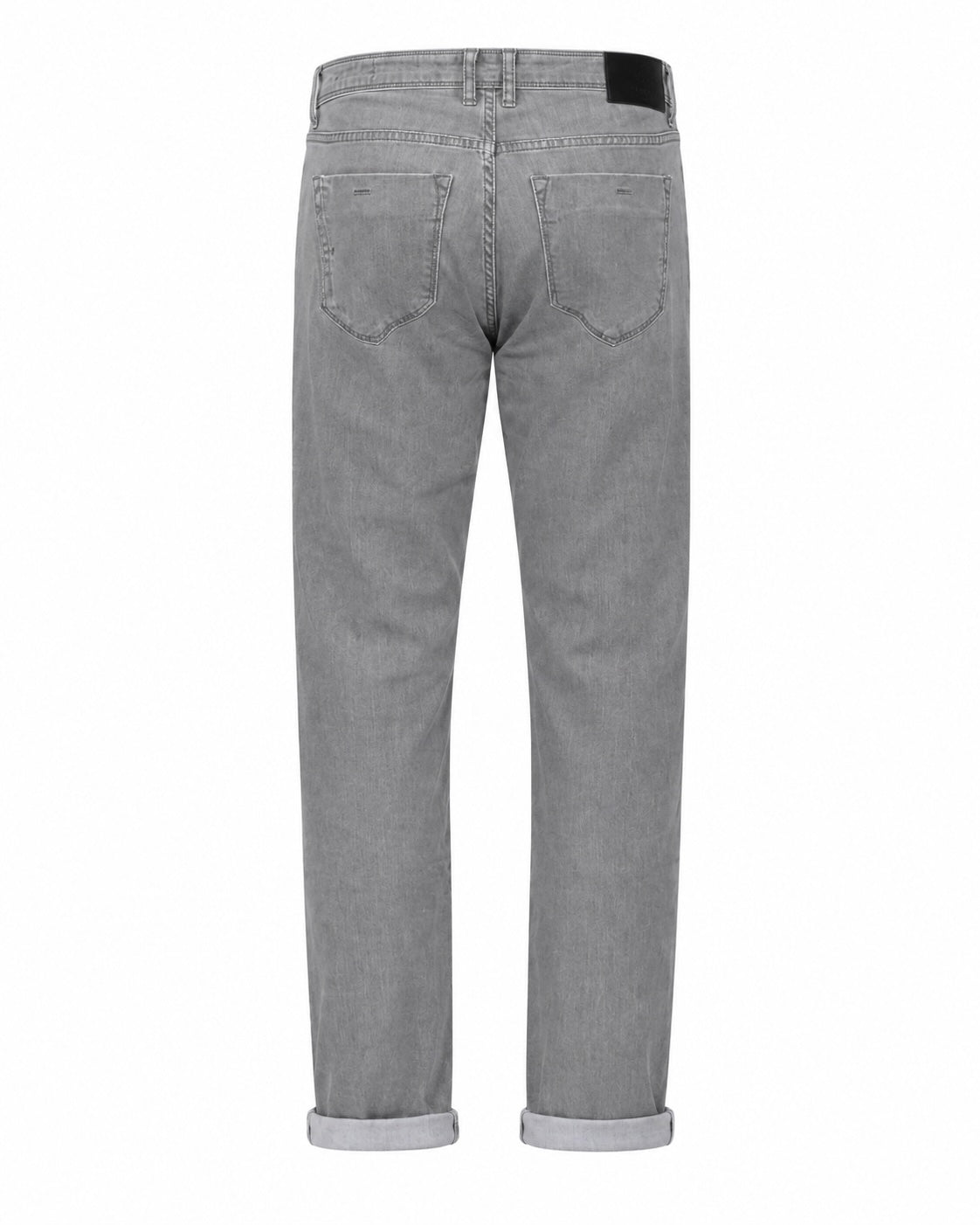 Jeans Regular Fit aus Baumwolle und Lyocell in Grau